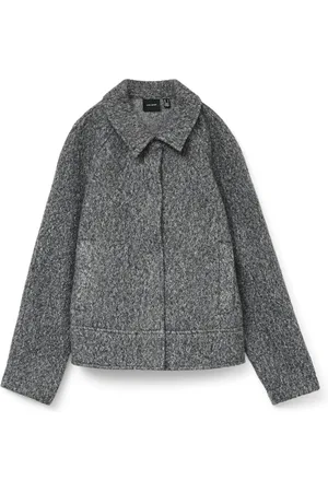VERO MODA Jas Vmlara Emilia Short Jacket Noos 10320439 Medium Gray Melange Dames