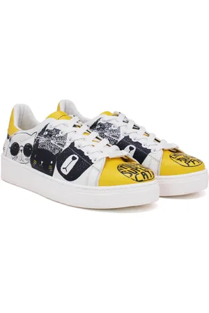 Goby Flowers - Schoenen - Sneakers - Hoge kwaliteit - Handmade - Meisjesprint