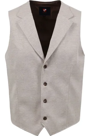 Suitable Gilet Ruiten Zand