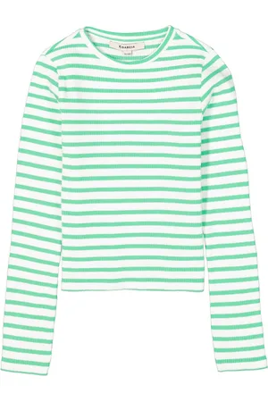 Garcia Meisjes T-shirt Groen Long mouw