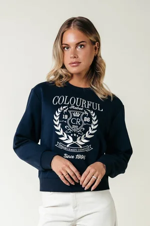 Colourful rebel College 1986 Embro Relaxed Sweat Truien & vesten Dames - Sweater - Hoodie - Vest-