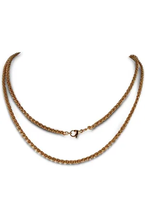 Silventi LOCKits 980600269 - Stalen Collier - 42 + 5 cm - Rosekleurig