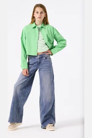 Garcia Meisjes Blouse Groen Long mouw