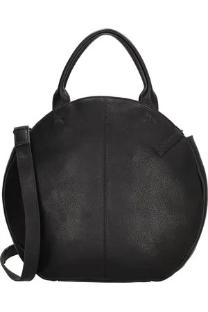 Hide & Stitches Cote d Azur Handtas - Crossbody Schoudertas - Trendy Rond Model - - 100% Leer