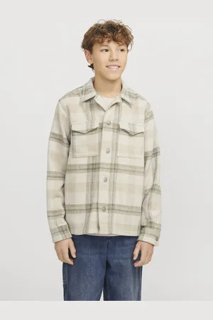 JACK & JONES JACK&JONES - JORVESTERBRO CHECK OVERSHIRT LS JNR - Jongens - Overhemden