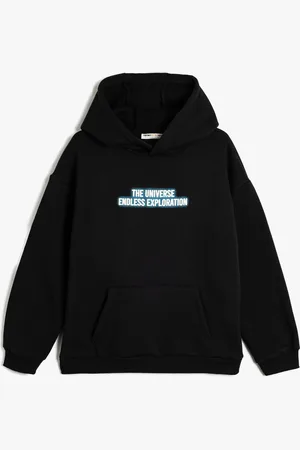 Koton Capuchon kraag Met drukwerk Sweatshirt