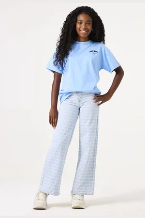 Garcia Meisjes T-shirt Blauw Korte mouw