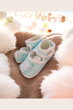 Junior Joy Babyschoenen Newborn Meisjes Met Bloemetjes