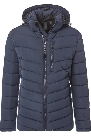 Casa Moda Jas Hooded Puffer Navy
