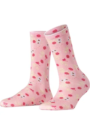 Burlington Dames floral romance sokken 8493