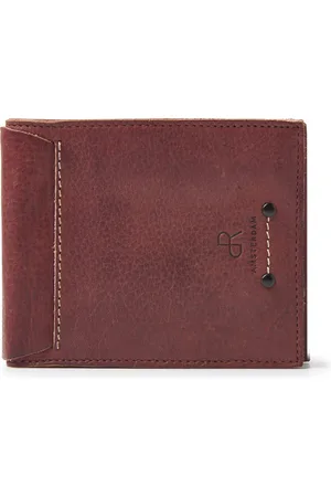 dR Amsterdam Compacte leren heren portemonnee | Kleine billfold met 4 creditcardvakken, briefgeldvakken en muntgeldvak | Stoere en functionele pasjeshouder voor mannen | RFID-bescherming | Ideaal cadeau voor mannen Tampa - 93581 Brown