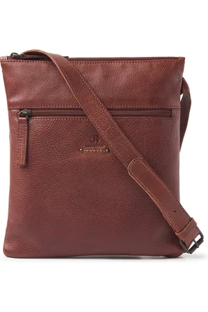 dR Amsterdam Schoudertas | Schoudertas dames | Crossbody tas dames | Handtassen dames | Leren schoudertas | Tampa - 933552 Brown
