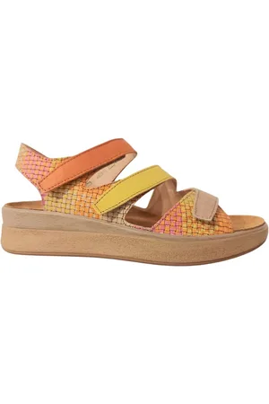 Think! Sandaal Meggie 3000585-9050 Geel Orange Combi
