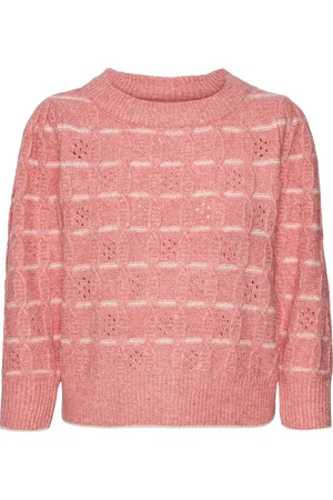 VERO MODA Trui Vmnewleonor 3/4 O-neck Pullover Ga 10321290 Dubarry/melange W. Dames