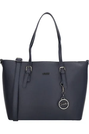Charm London Birmingham Hand & Schoudertas Shopper 15,6 inch Laptopvak Ideale School Werk Business Tas - Tote Bag