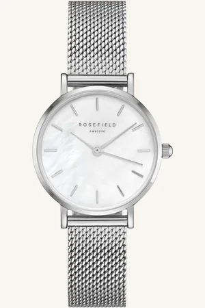 ROSEFIELD Small Edit Dames Horloge - Zilver Ø26mm - 26WS-266