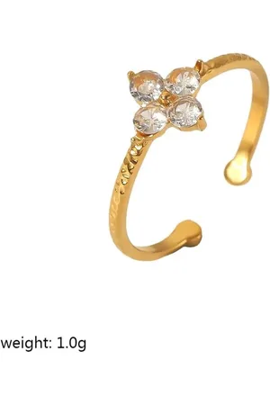 Yehwang Ring - OneSize - Goud - RVS - Ringen Set