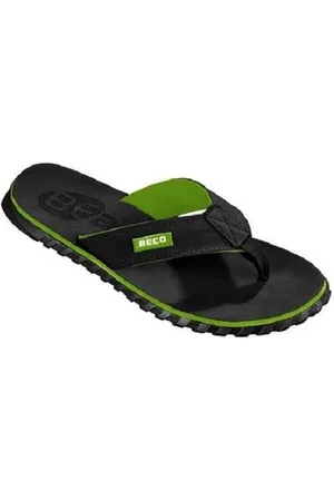 Beco Teenslippers Heren Eva/rubber /groen