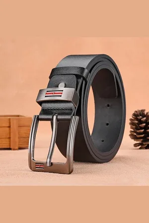 Merkloos Riem - PU Leer - 120cm - Hoge Kwaliteit Gesp - Casual Riem - Business - Cowboy - Tailleband - Mode Ontwerper 2024 nieuw - 120 cm