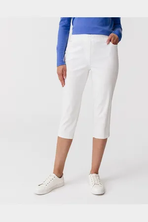 Damart Capribroek gabardine stretchkatoen - Dames - - 44