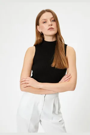 Koton Rechte kraag Mouwloos Tanktop