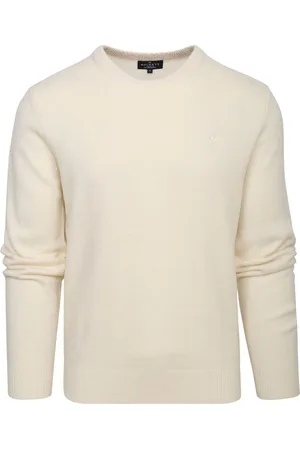 Hackett Pullover Wol Ecru
