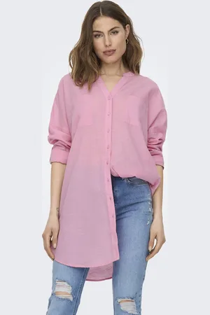 ONLY ONLAPELDOORN SOLID V-NECK L/S SHIRT NOOS - Dames - Blouses