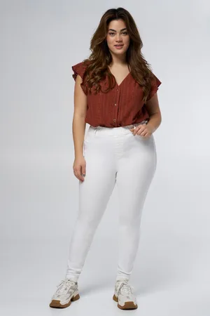 MS Mode Tregging Tregging met denim look