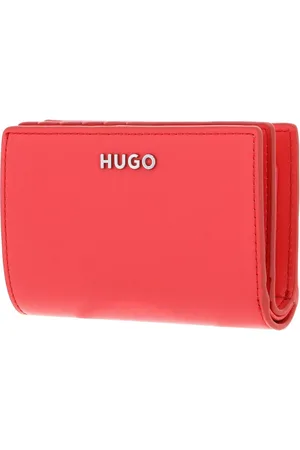 HUGO BOSS Portemonnee Mel Multi Wallet Koraalrood