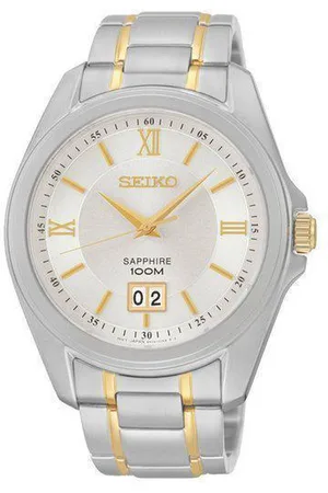 Seiko SUR101P1 Quartz Saffier 40 mm - Horloge - Staal