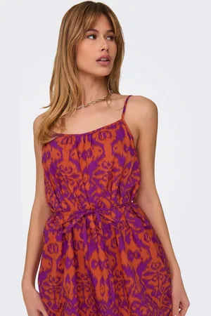 ONLY ONLLOU LIFE EMB STRAP ANKEL DRESS PTM - Dames - Mini jurken