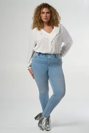 MS Mode Tregging Tregging met denim look 30"