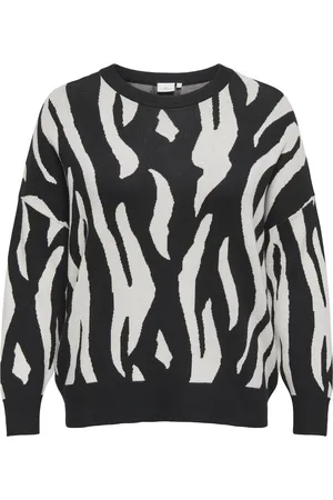 ONLY CARMONTANA LS JQ LOOSE O-NECK KNT Dames Trui - Birch