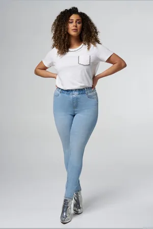 MS Mode Jeans Tregging met denim look