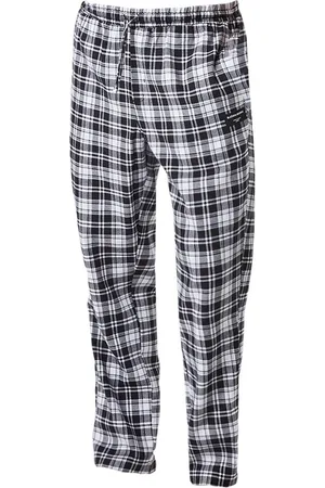 Björn Borg Heren core flannel pyjamabroek duo check zwart & wit