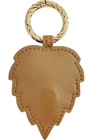 Merkloos Hoedclip voor reistas - Bladvormige hoed - Magnetische clip - PU lederen - Dames en heren - Bruin .