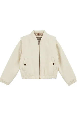 WE Fashion Meisjes bomberjack met dessin