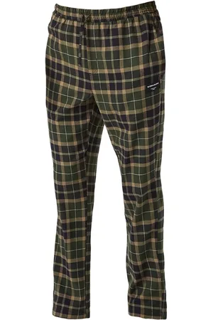 Björn Borg Heren core flannel pyjamabroek gaelic tartan groen & bruin