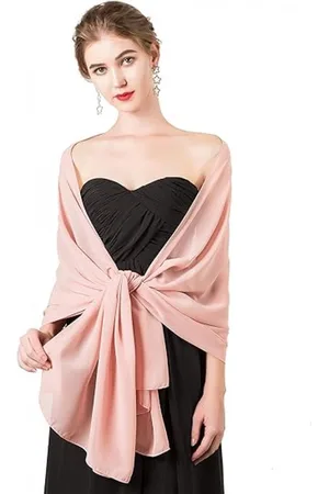 Merkloos 170 x 45cm - Sjaal voor dames - Omslagdoek - Chiffon sjaal - Modesjaals - Dames sjaal - accessoires Shawl - geschikt voor feesten - - Avondsjaal voor dames - lange sjaal voor het hele jaar door