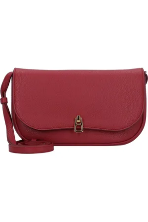 Coccinelle Leren Schoudertas Avondtas Magie Mini Bag (rood)paars