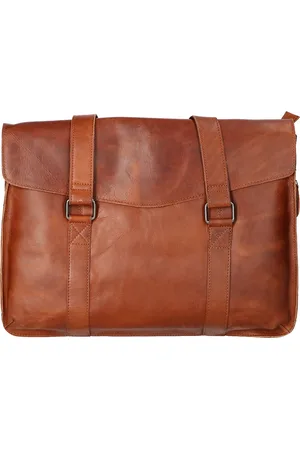 LEATHER DESIGN Business bag Natural
