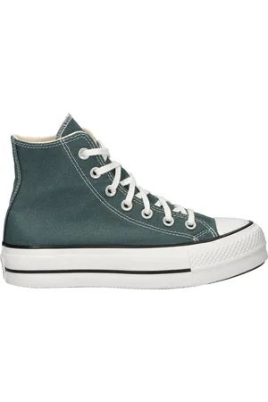 Converse Chuck Taylor All Stars Lift dames sneaker - Donkergroen