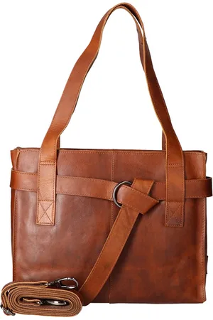 LEATHER DESIGN Revival Ladies hand and shoulder bag natural