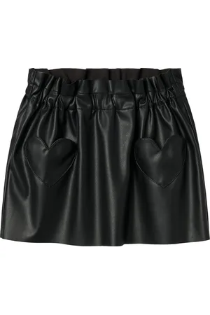 NAME IT Mini meisjes rok PU SIANINA Leatherlook 98