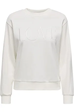 JDY PARIS L/S EMB SWEAT JRS Dames Trui - Love