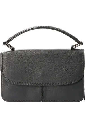 LEATHER DESIGN Hand / Shoulder bag Black