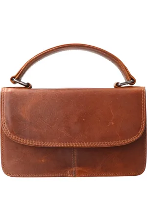LEATHER DESIGN Hand / Shoulder bag natural