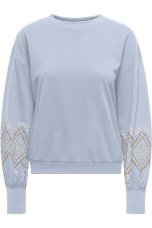 ONLY ONLBROOKE L/S O-NECK PRINT SWT Dames Trui - Ethnic