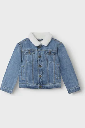 NAME IT Jeansvest met teddy - NMMJACK