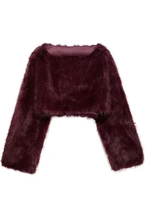 Merkloos Aventury Faux Fur Wintertop - Tijdloos Elegant - winterjas dames - Luxe winterjas dames - S